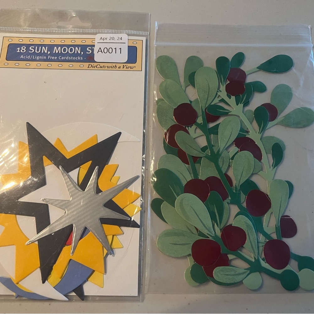 Sun, Moon, and Star Die Cut Cardstock Set